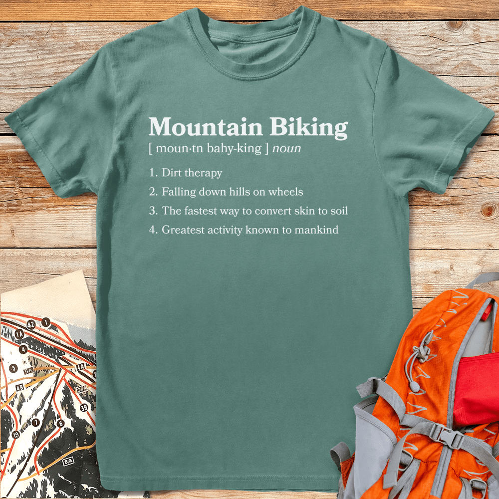 Definition Of Mtn Biking - Light Green