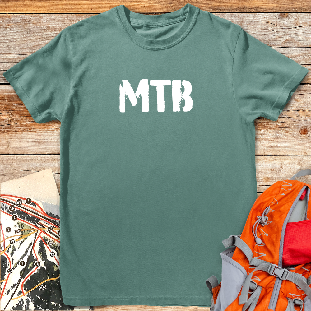 417 Mtb Stencil White - Light Green
