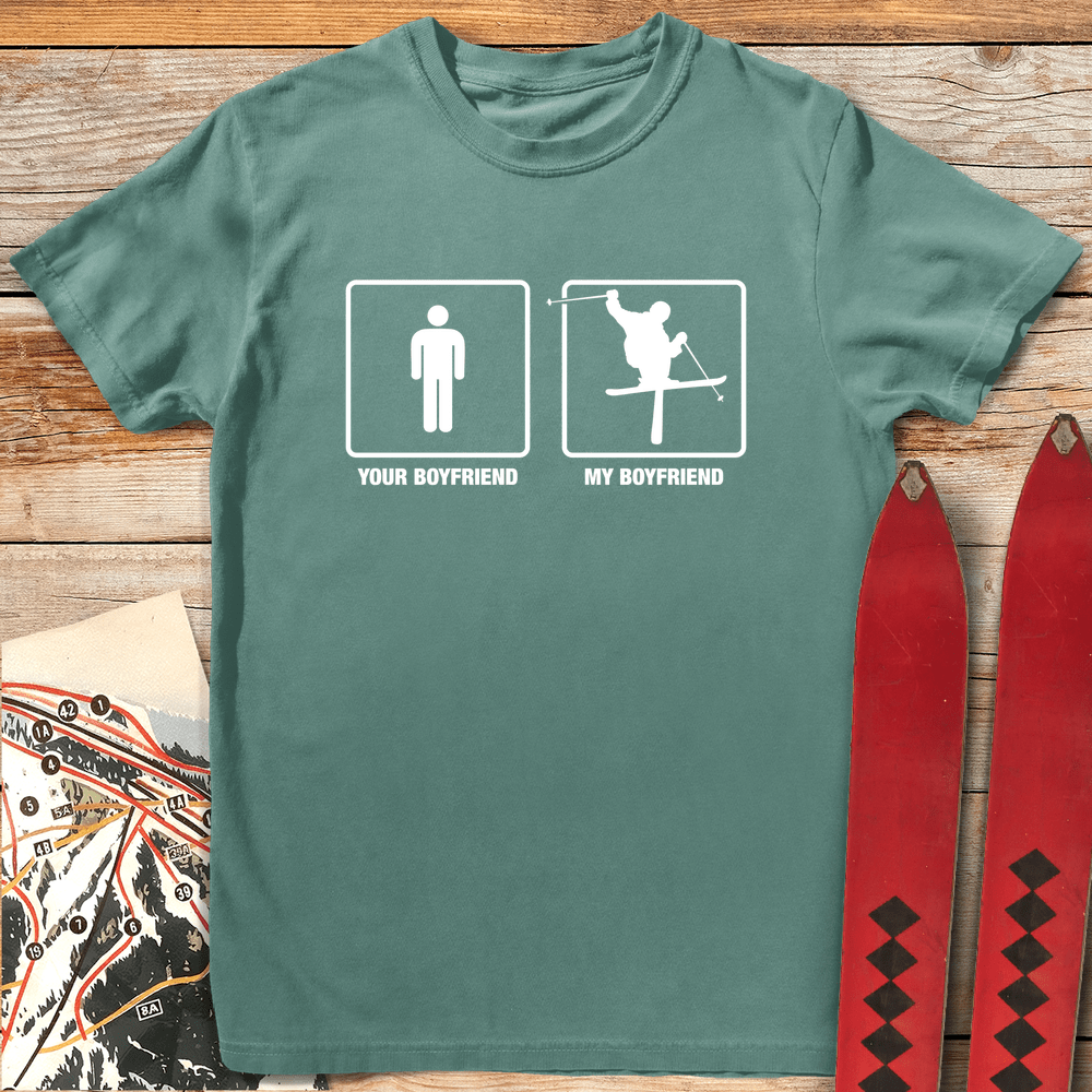 435 Boyfriend Shreds White - Light Green