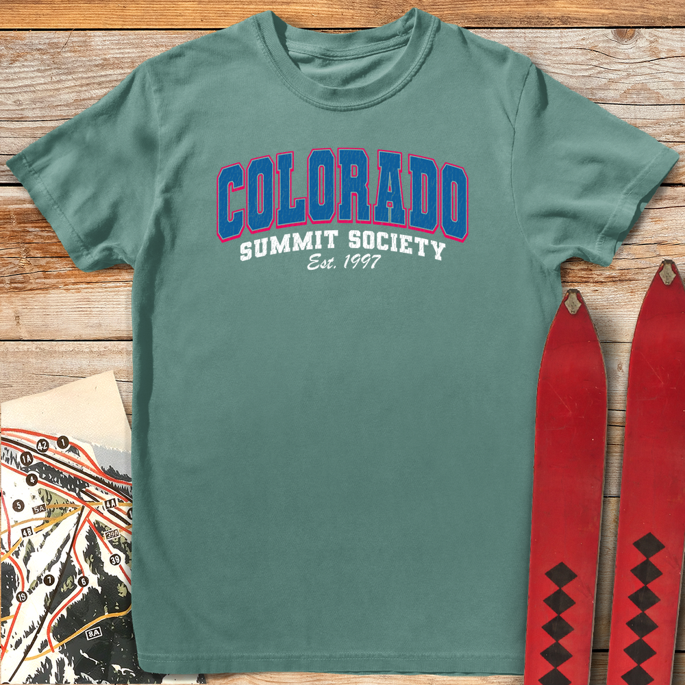 524 Colorado Summit Society White - Light Green