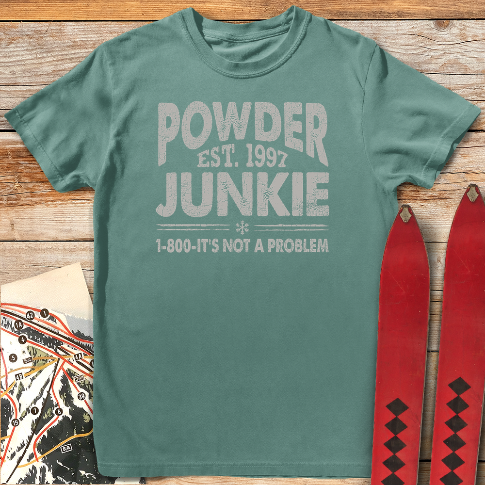 518 Powder Junkie White - Light Green
