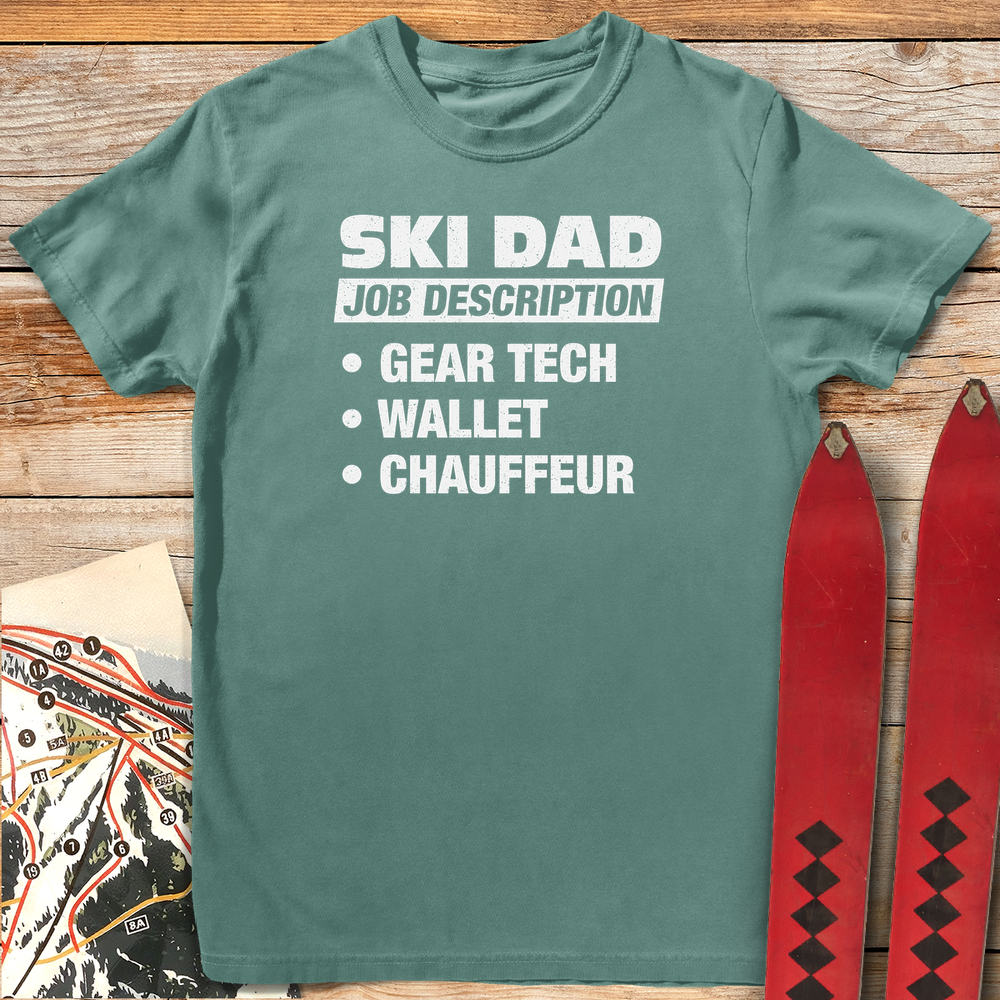 560 Ski Dad Job White - Light Green