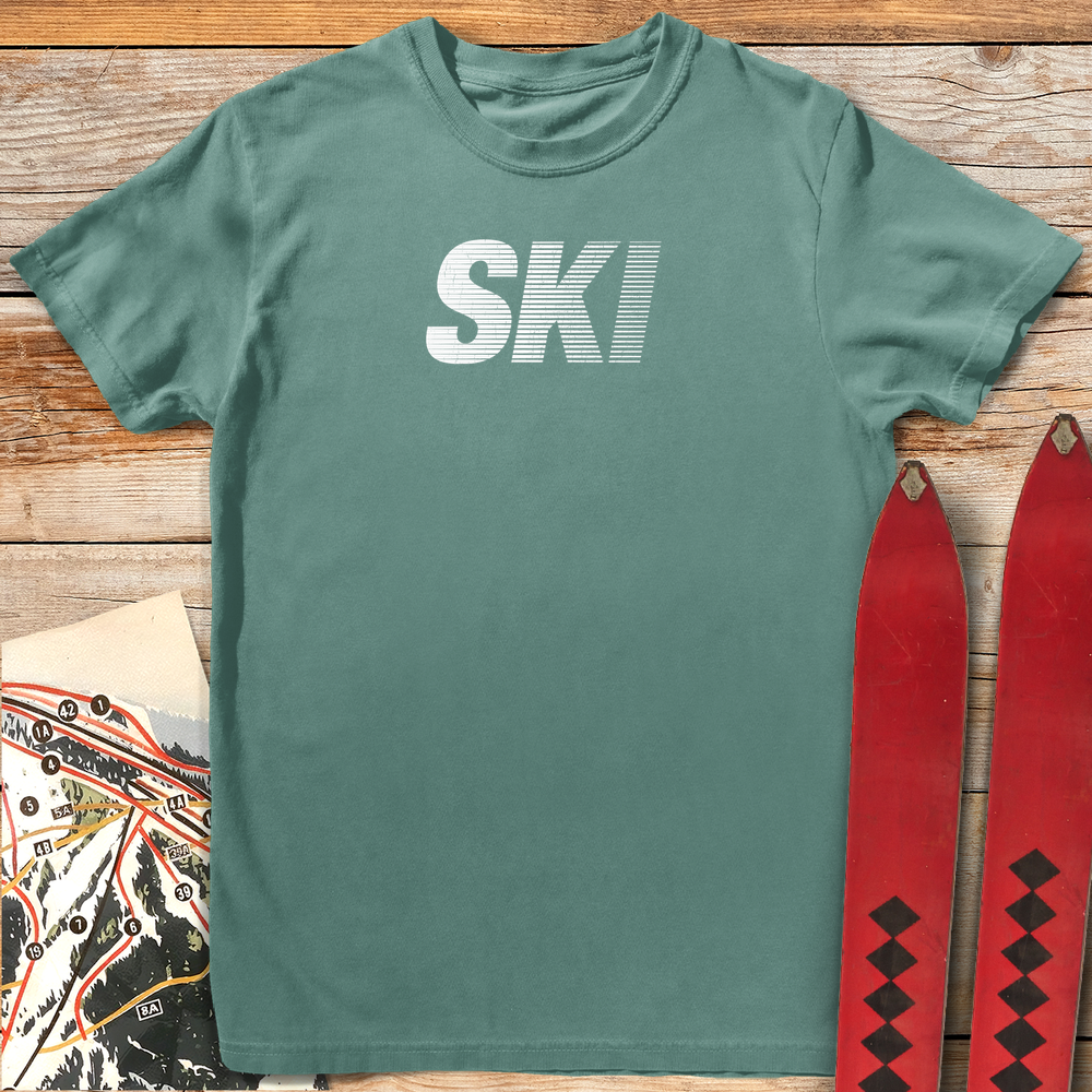555 Faded Ski White - Light Green