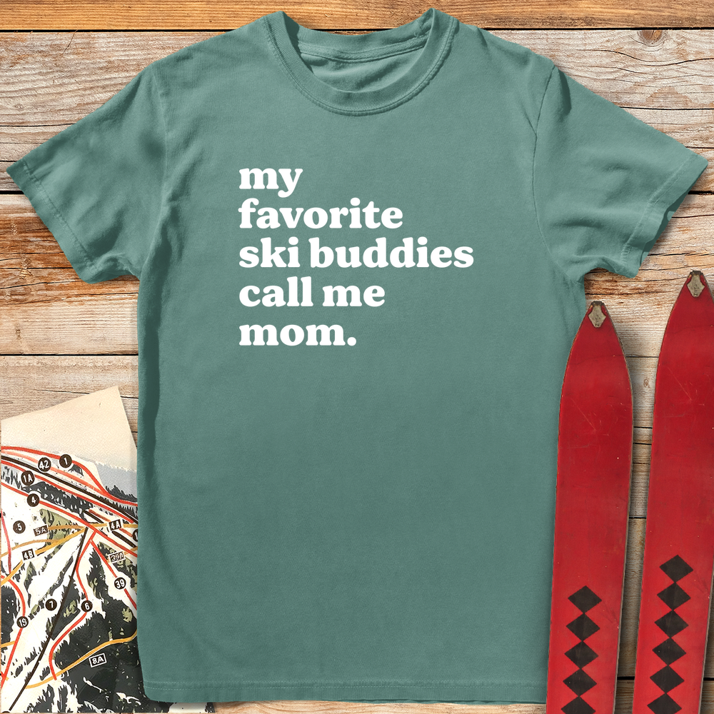 558 Ski Buddy Mom White - Light Green