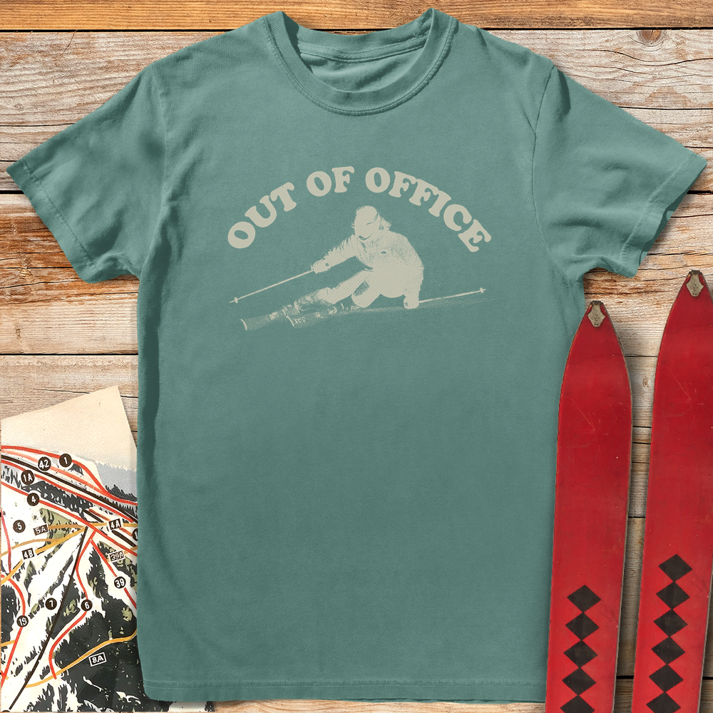 588 Out Of Office White - Light Green