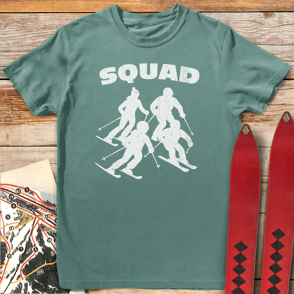 658 Family Squad White - Light Green