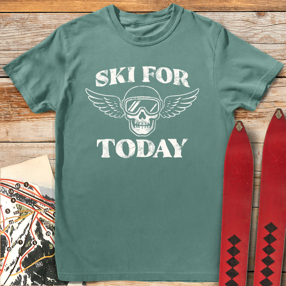 687 Ski For Today White - Light Green