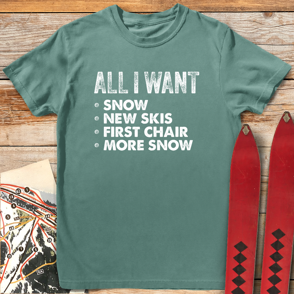 694 All I Want White - Light Green