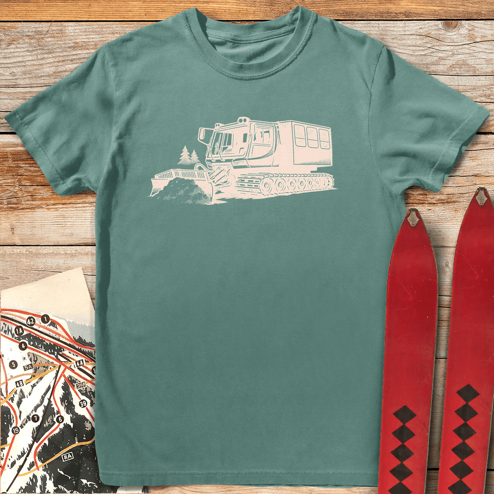 763 Cat Ski White - Light Green