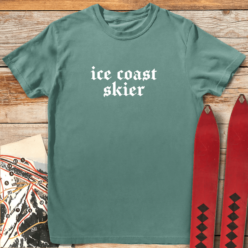 823 Ice Coast Skier White - Light Green