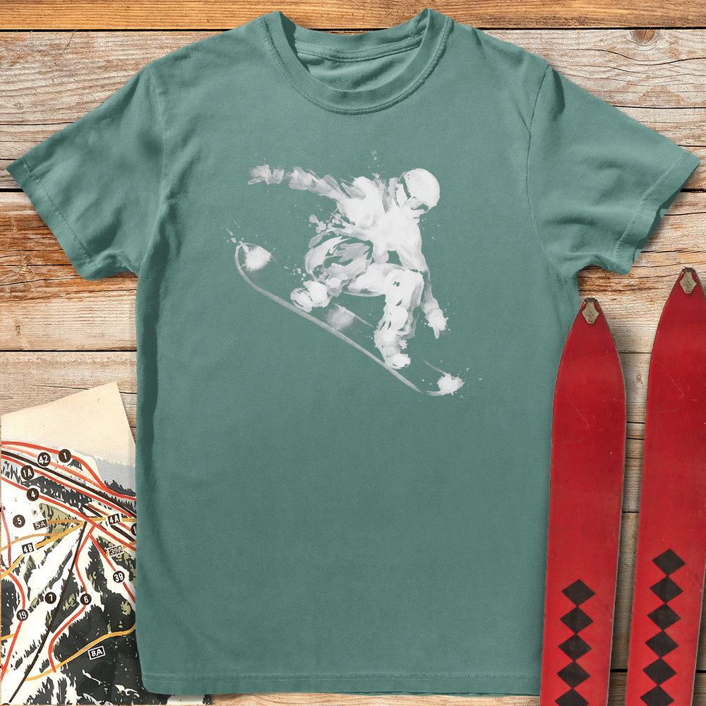 843 Ink Rider White - Light Green