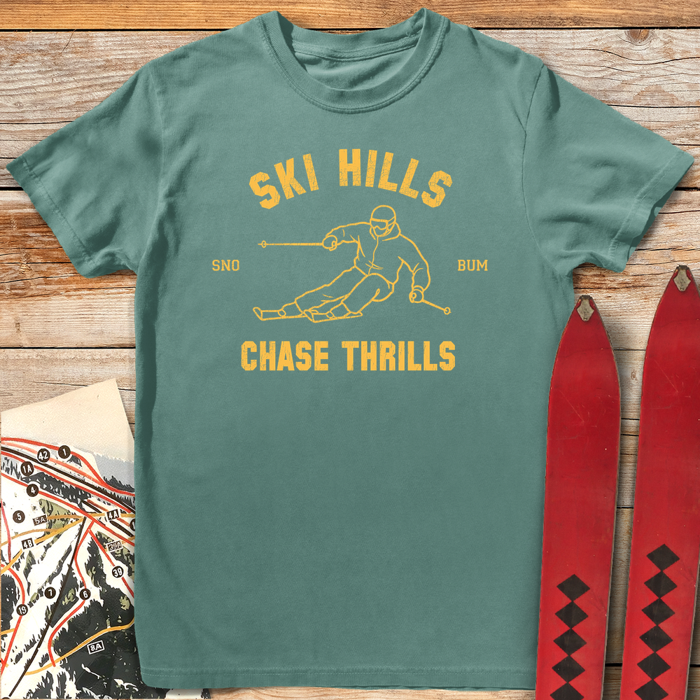 840 Chase Trills White - Light Green