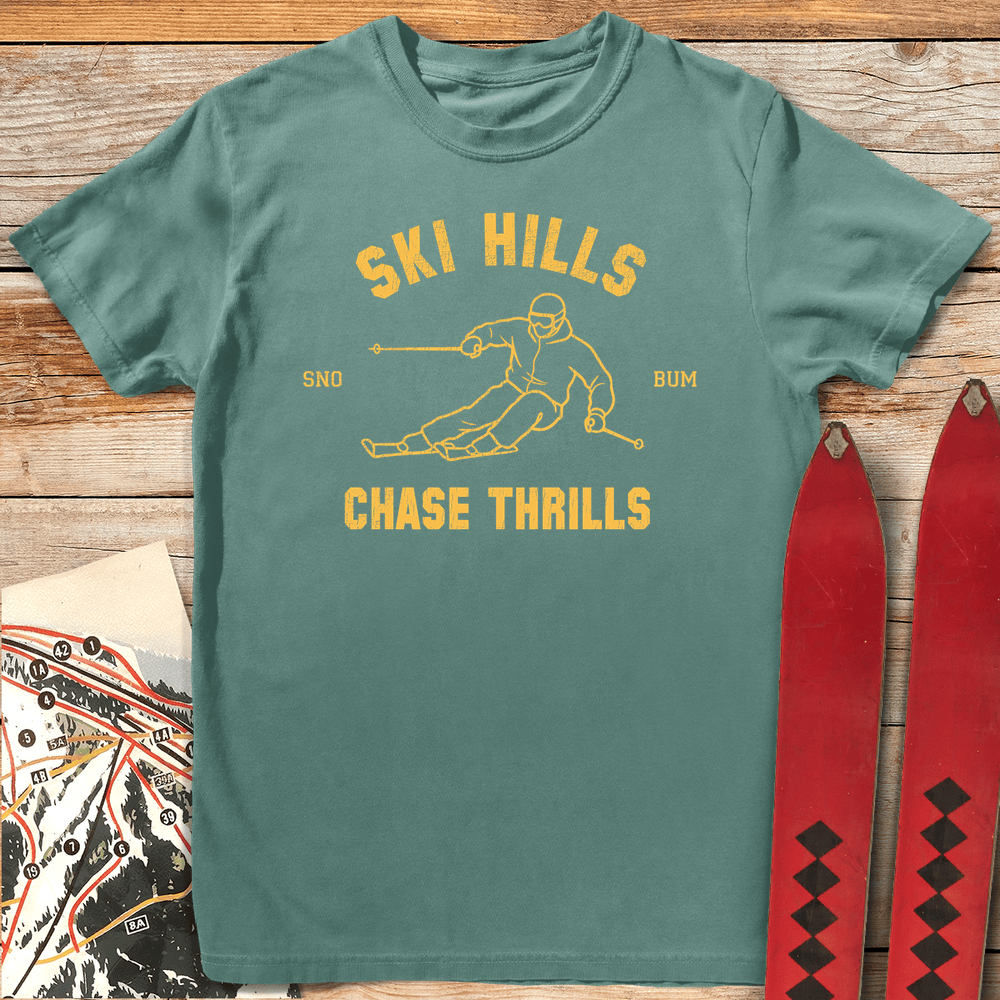 840 Chase Trills White - Light Green