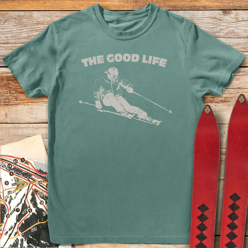 834 The Good Life White - Light Green