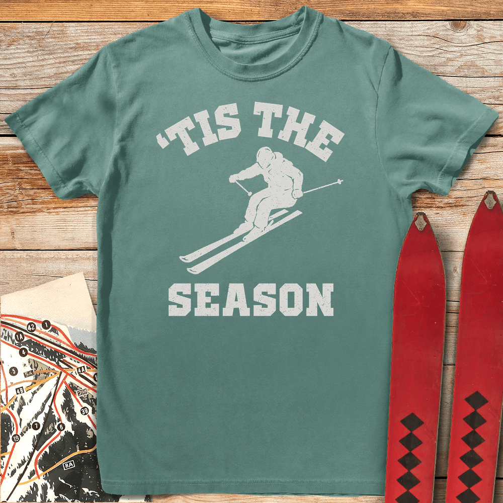 862 Tis The Season White - Light Green