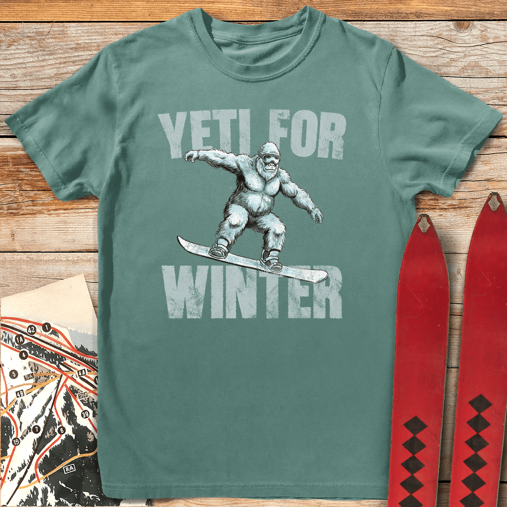 852 Yeti For Winter Board White - Light Green
