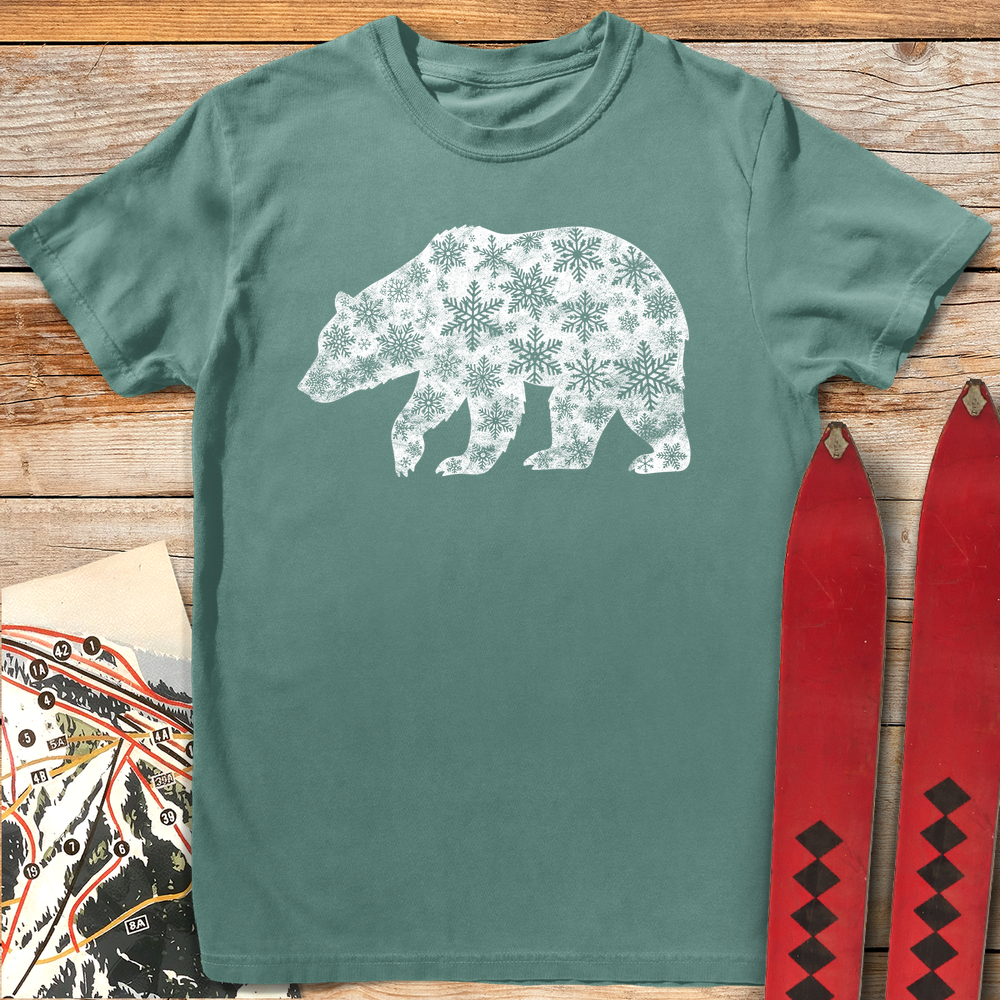 869 Snowbear White - Light Green