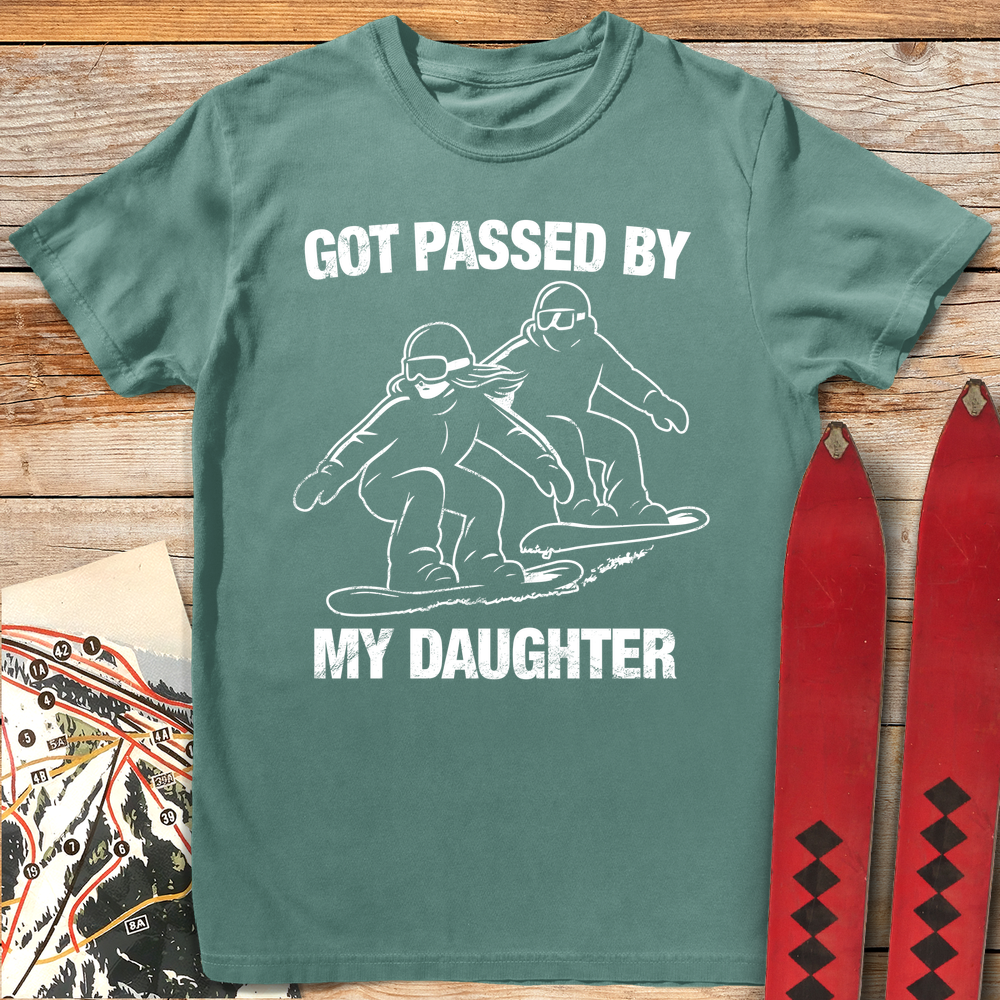 863 Passed By Daughter Snowboard White - Light Green