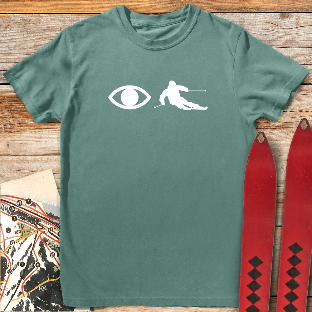 893 Eye Ski White - Light Green