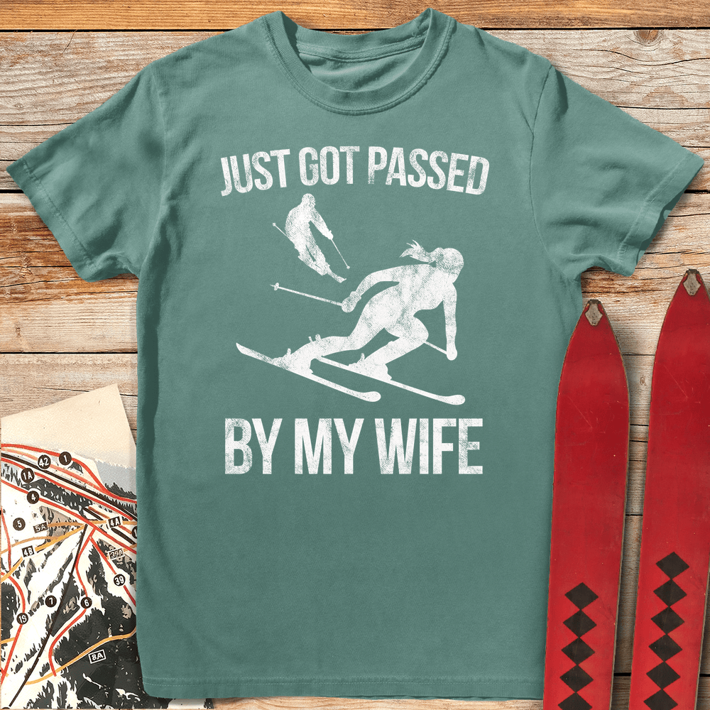 867 Passed By My Wife White - Light Green