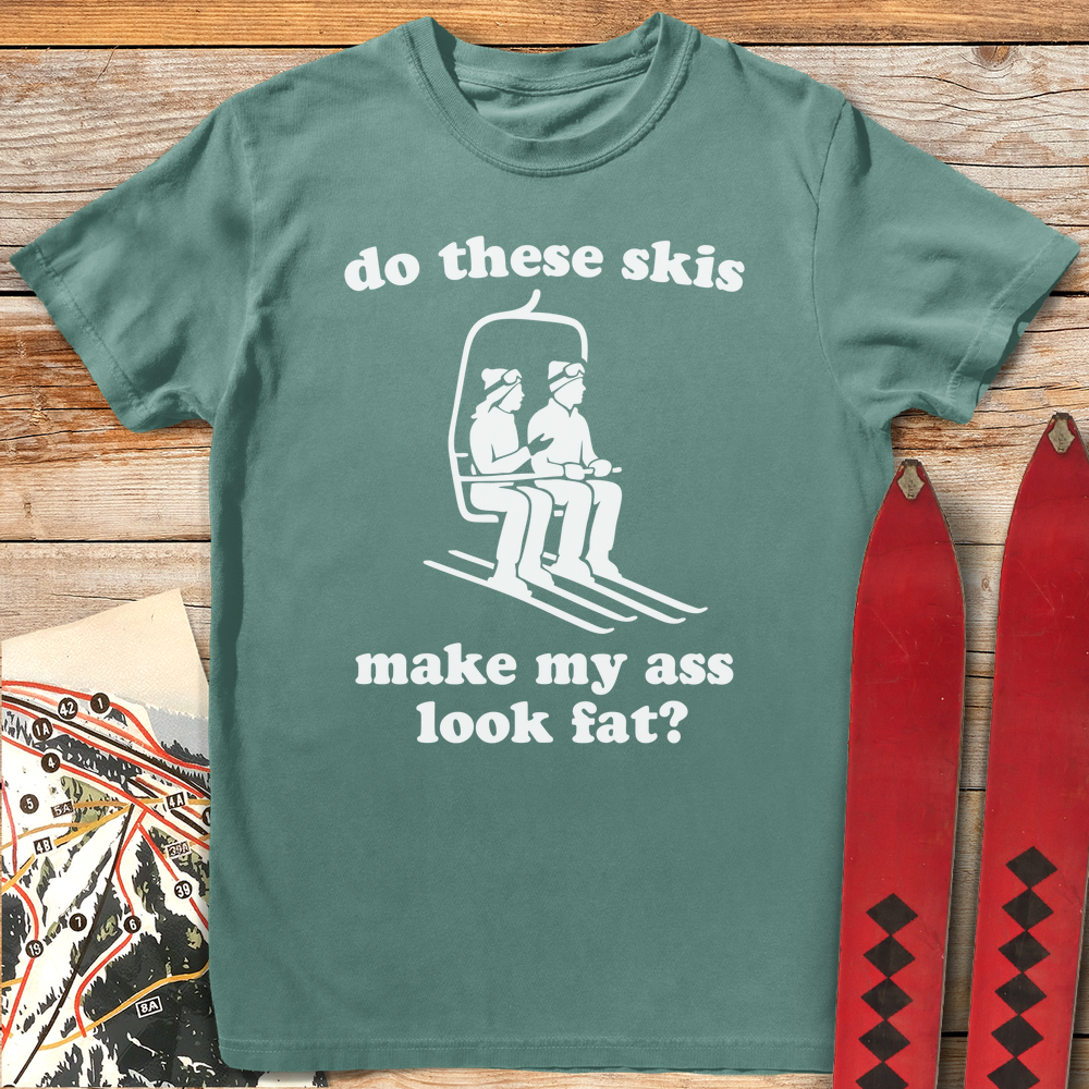 912 Fat Ass Skis White - Light Green