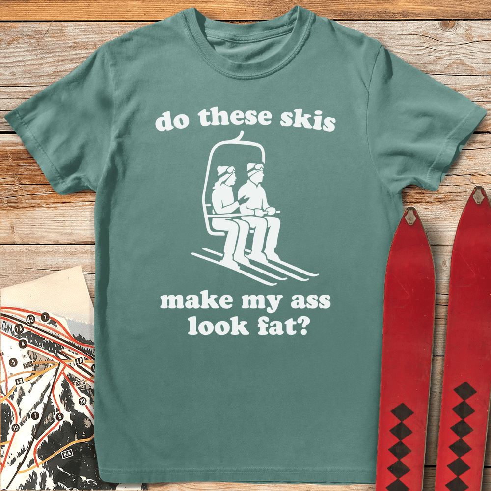 912 Fat Ass Skis White - Light Green