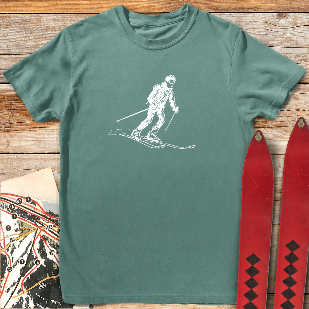 1023 Sketch Rider White - Light Green