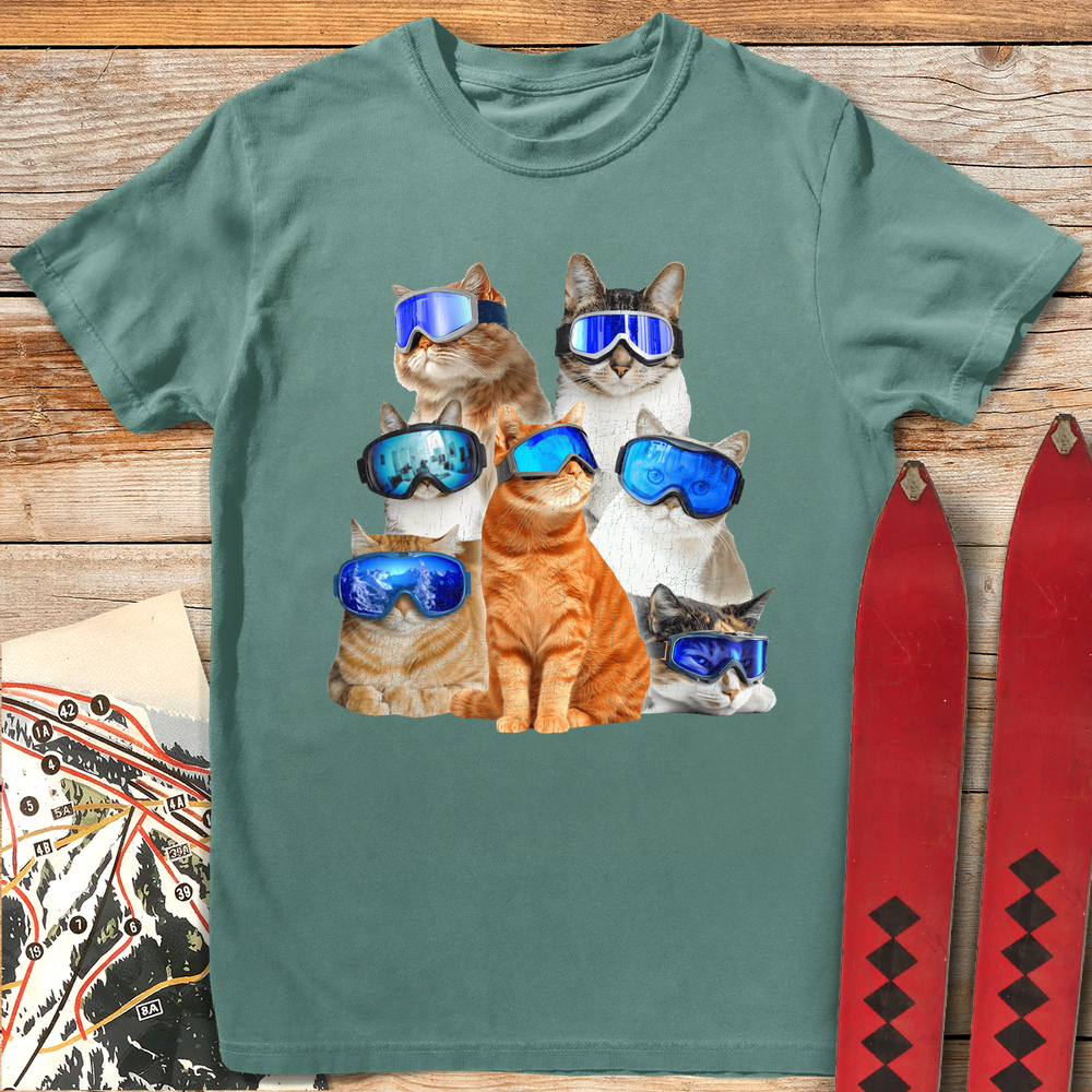 1067 Cats - Light Green