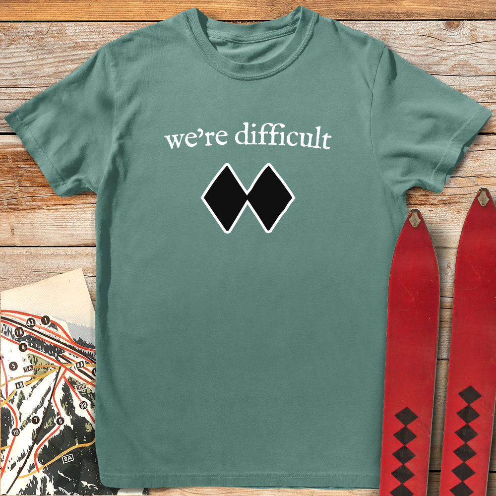 1069 We Re Difficult White - Light Green