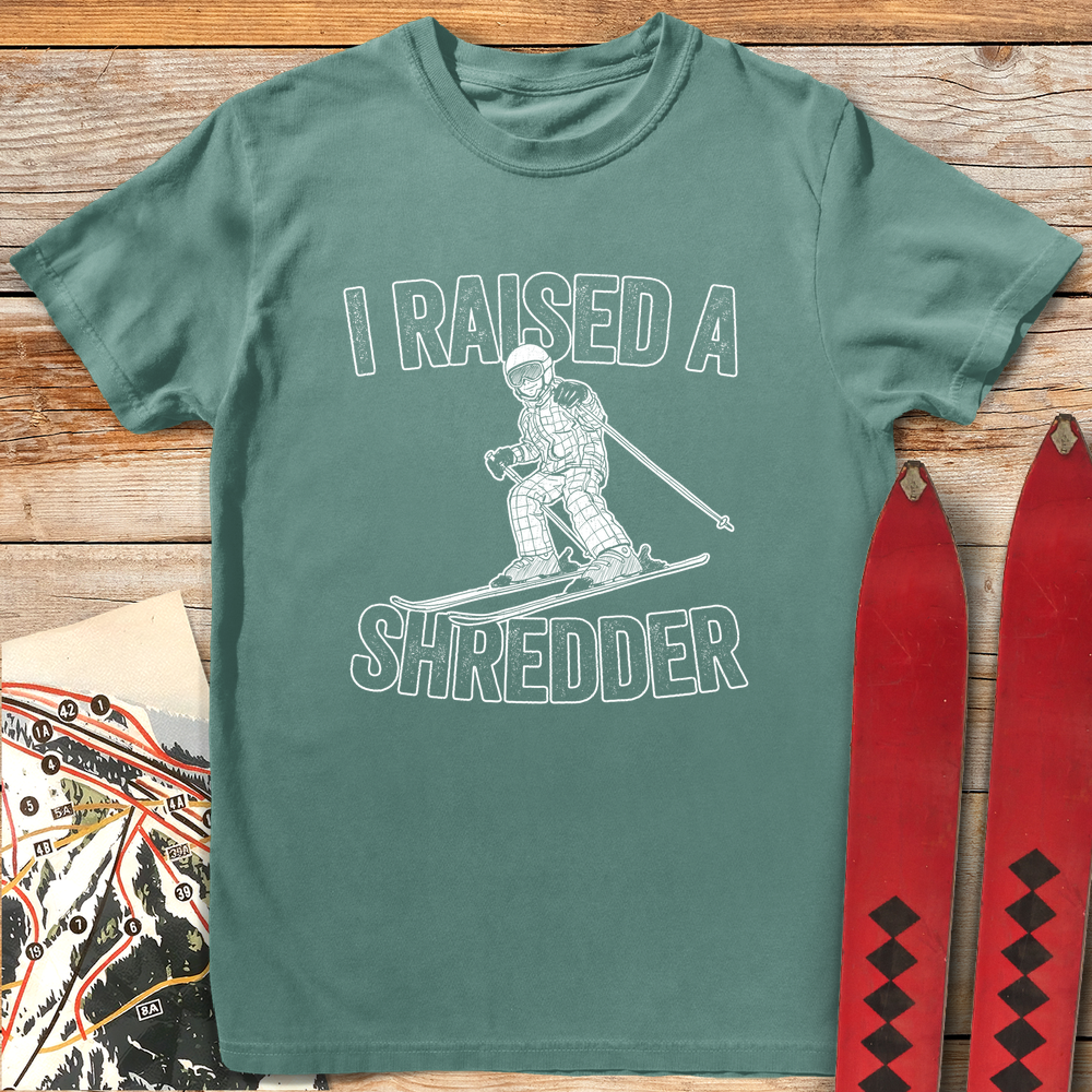 1071 Raised A Shredder White - Light Green