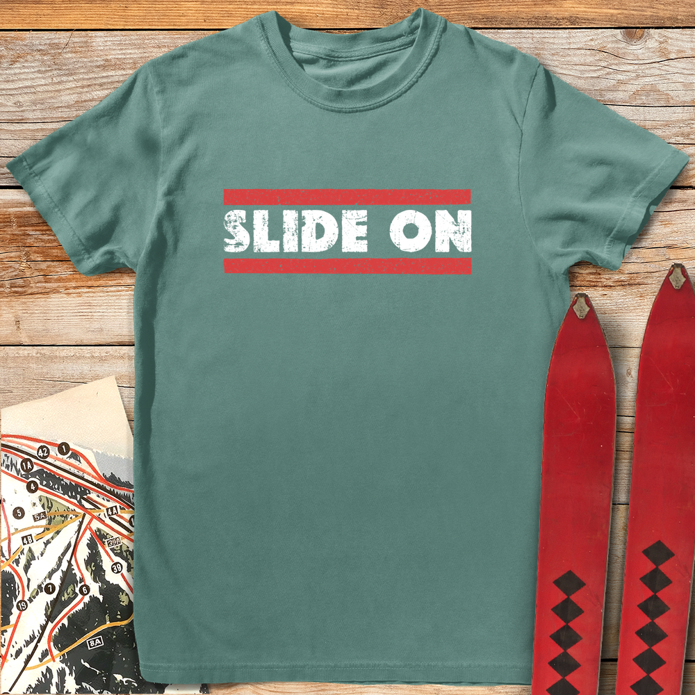 1080 Slide On White - Light Green