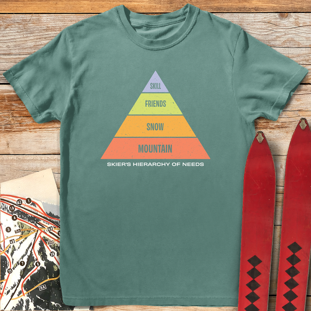 1100 Hierarchy Of Needs White - Light Green