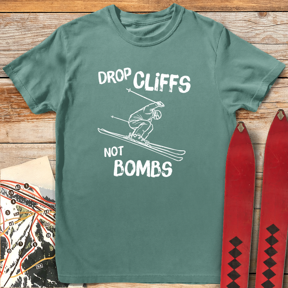 1124 No Bombs White - Light Green