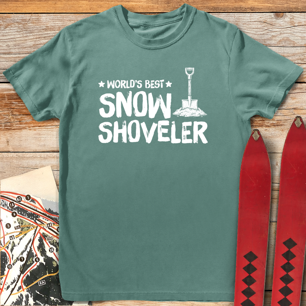 1134 Worlds Best Shoveler - Light Green