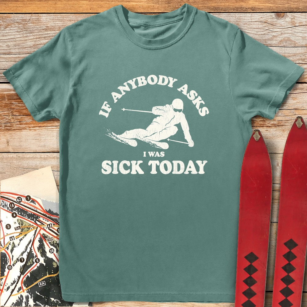 1160 I Was Sick White - Light Green