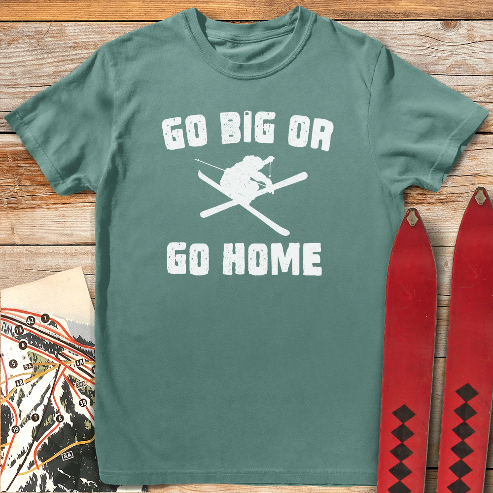 1238 Go Big Skier White - Light Green