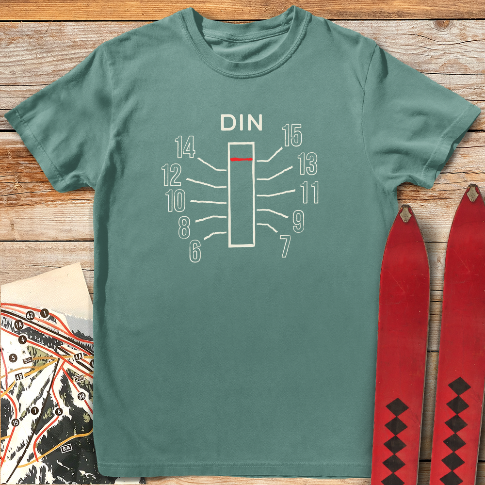 1286 High Dins White - Light Green
