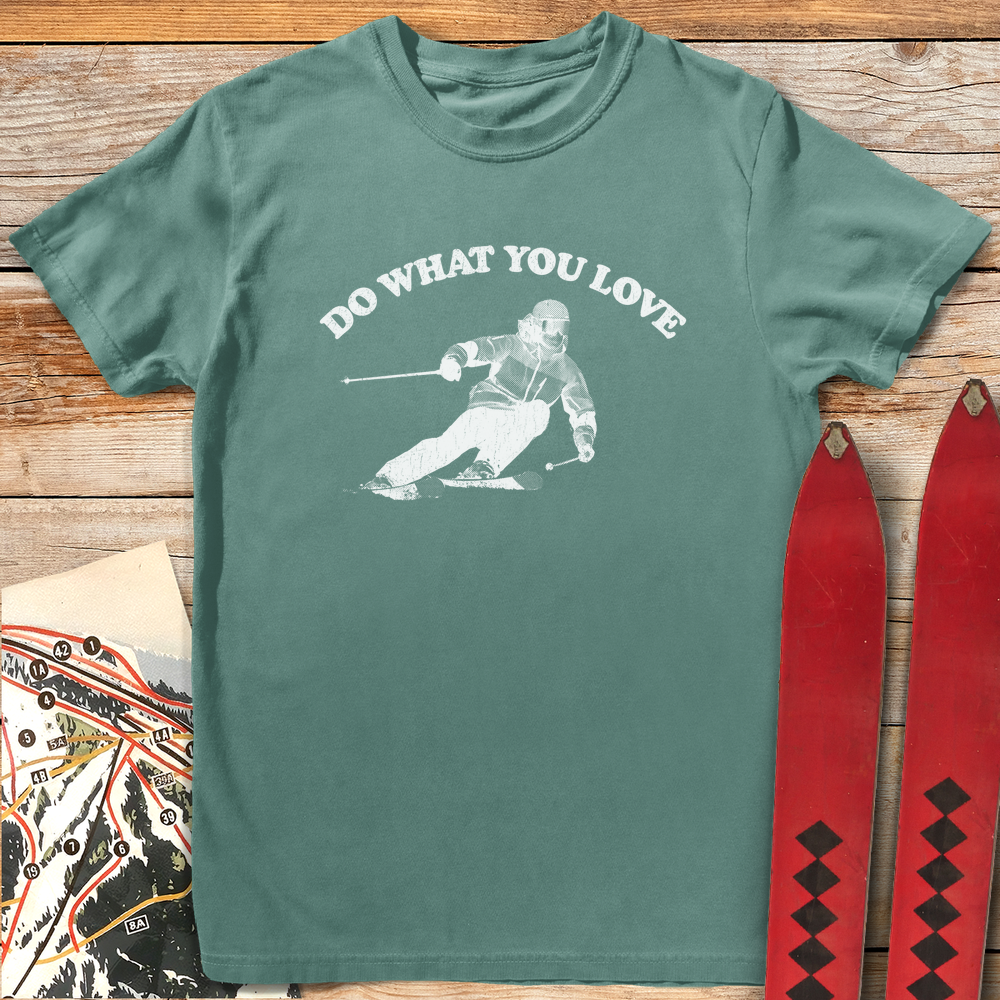 1284 Do What You Love Ski White - Light Green