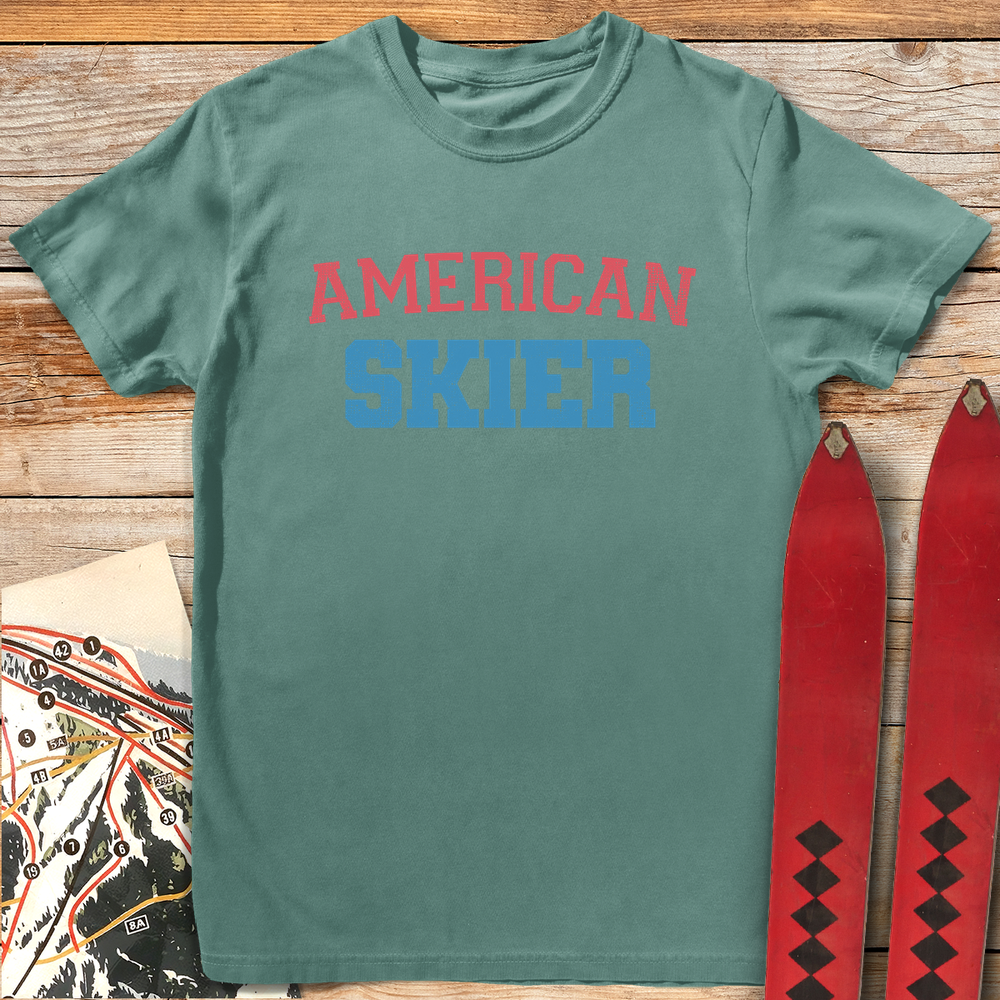 1299 American Skier Varsity - Light Green