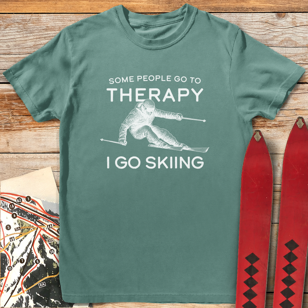 1303 Ski Therapy White - Light Green