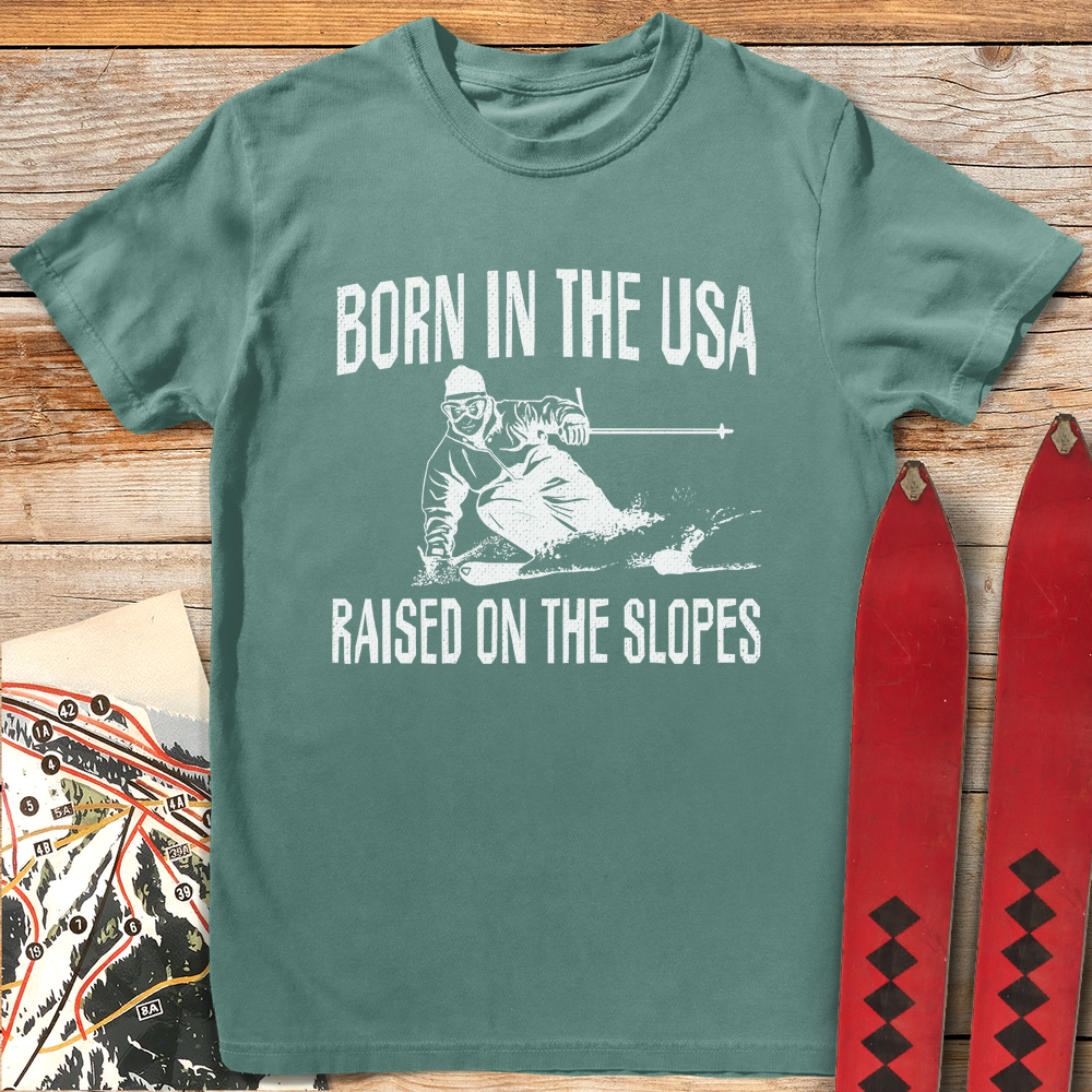 1380 Born And Raised White - Light Green