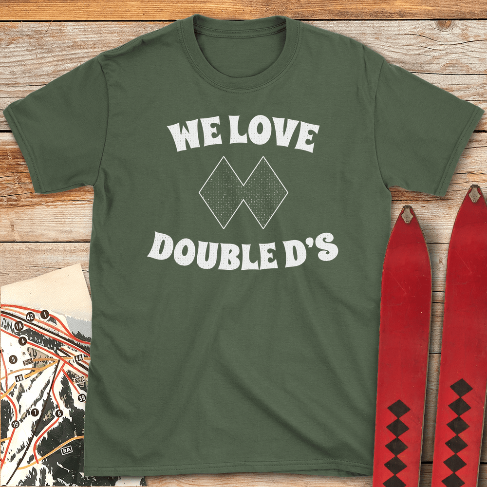 786 Double Ds White - Military Green