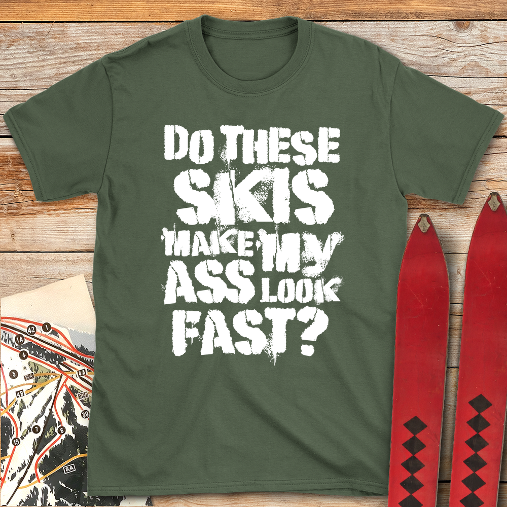 1042 Fast Ass White - Military Green