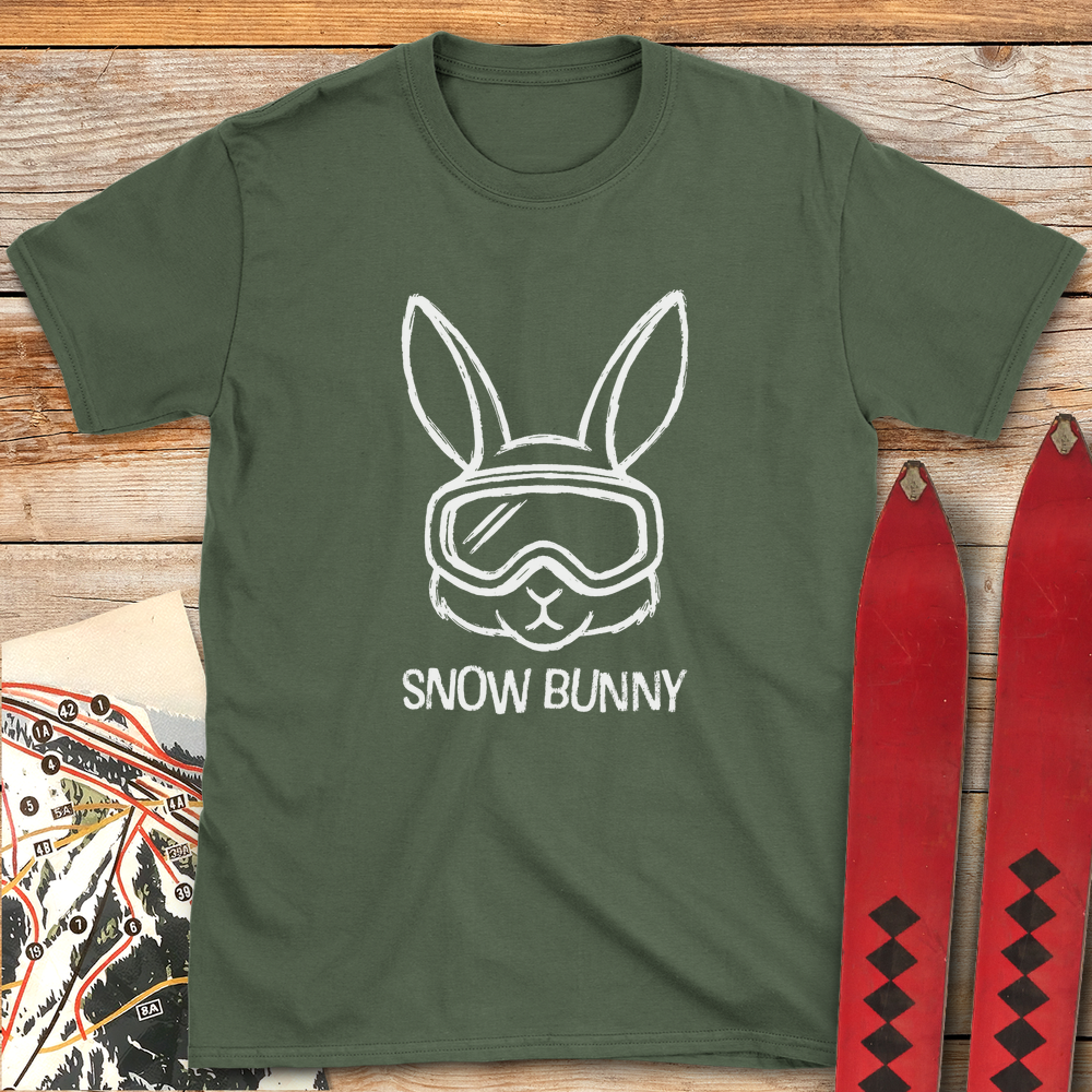 1259 Snow Bunny White - Military Green