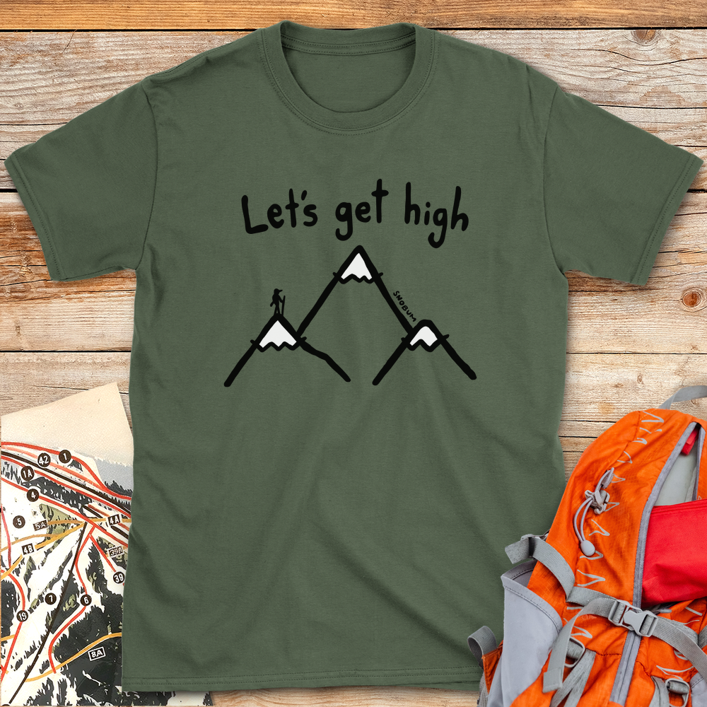 1301 Lets Get High - Military Green