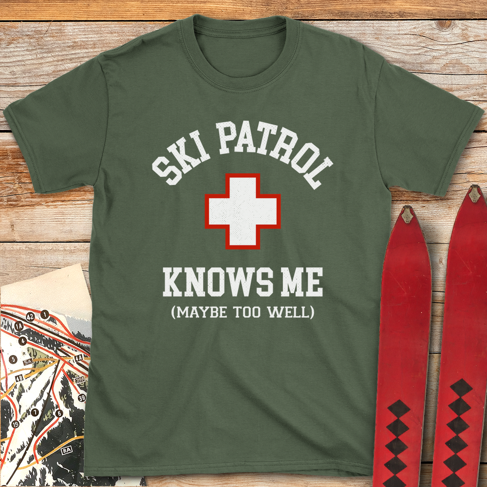 1342 Patrol Knows Me White - Military Green