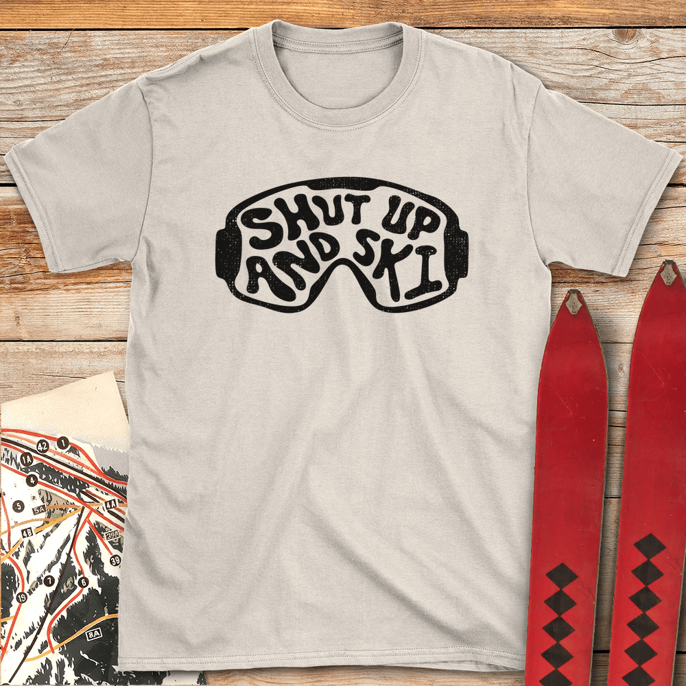 754 Shut Up And Ski White - Natural