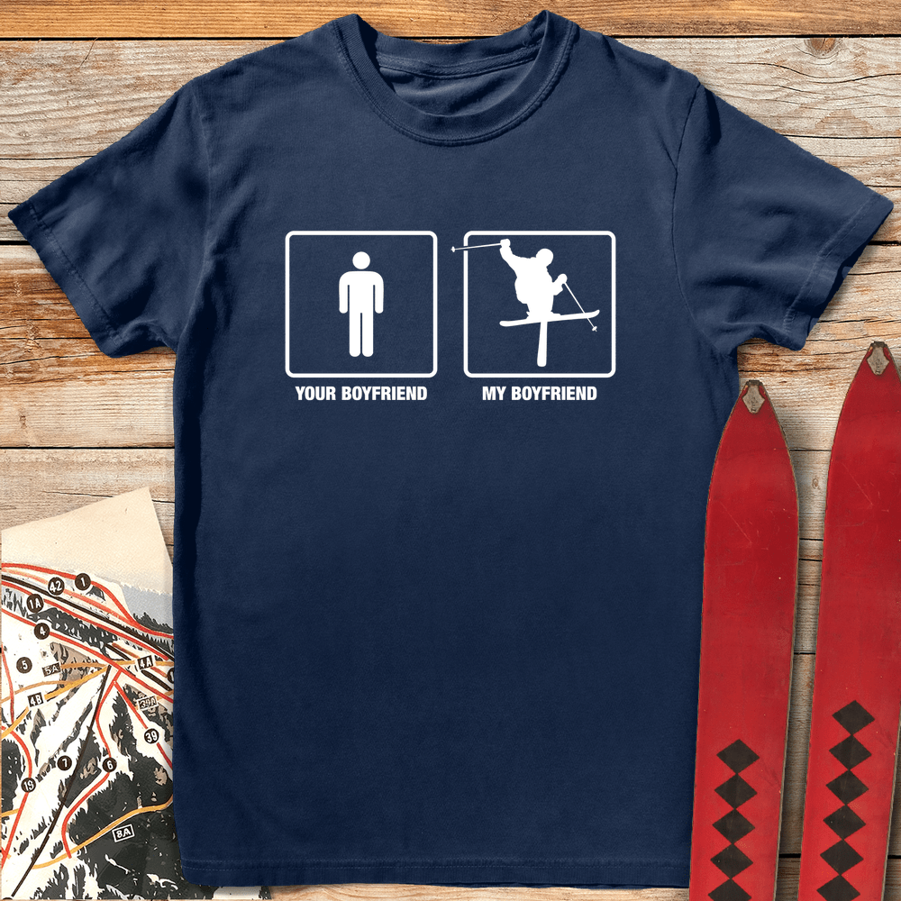 435 Boyfriend Shreds White - Navy