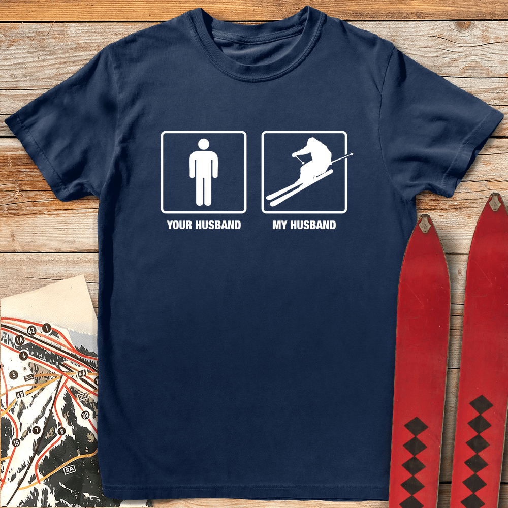 434 Husband Shreds White - Navy