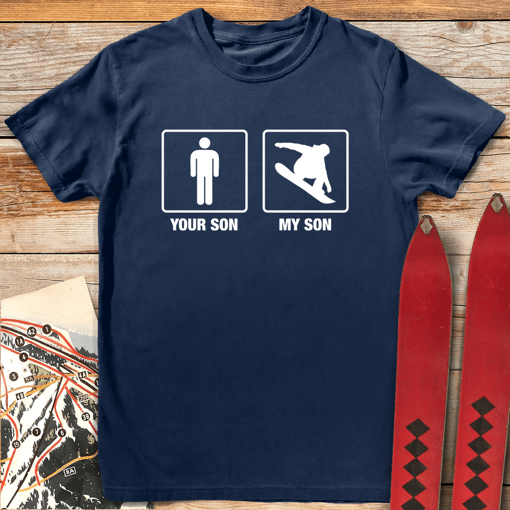 447 Snowboard Son White - Navy